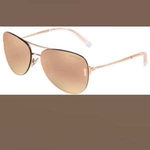 Tiffany & Co rose gold sunglasses
